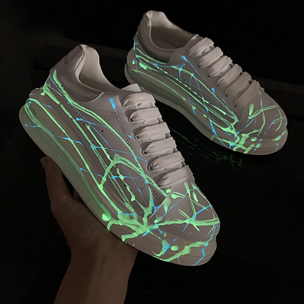 Thick-Soled White Men's Trendy Summer Fashion Casual Shoes